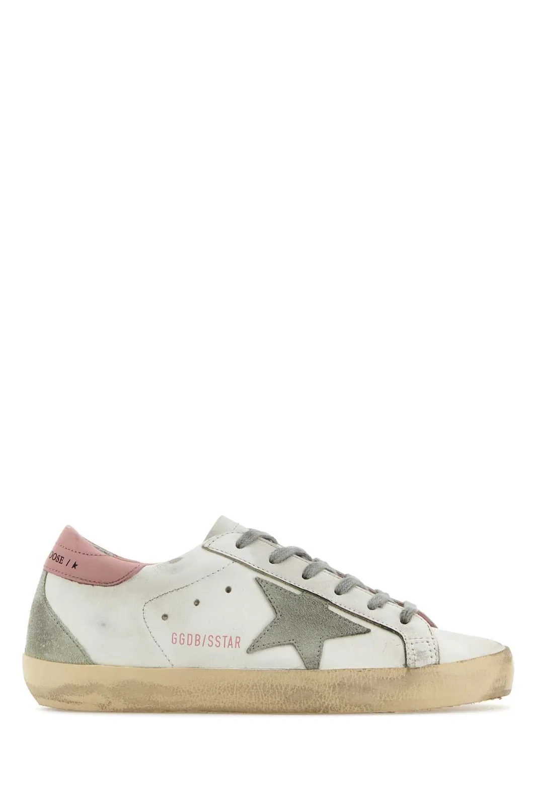 Golden Goose Deluxe Brand Super-Star Leather Upper And Heel Suede 