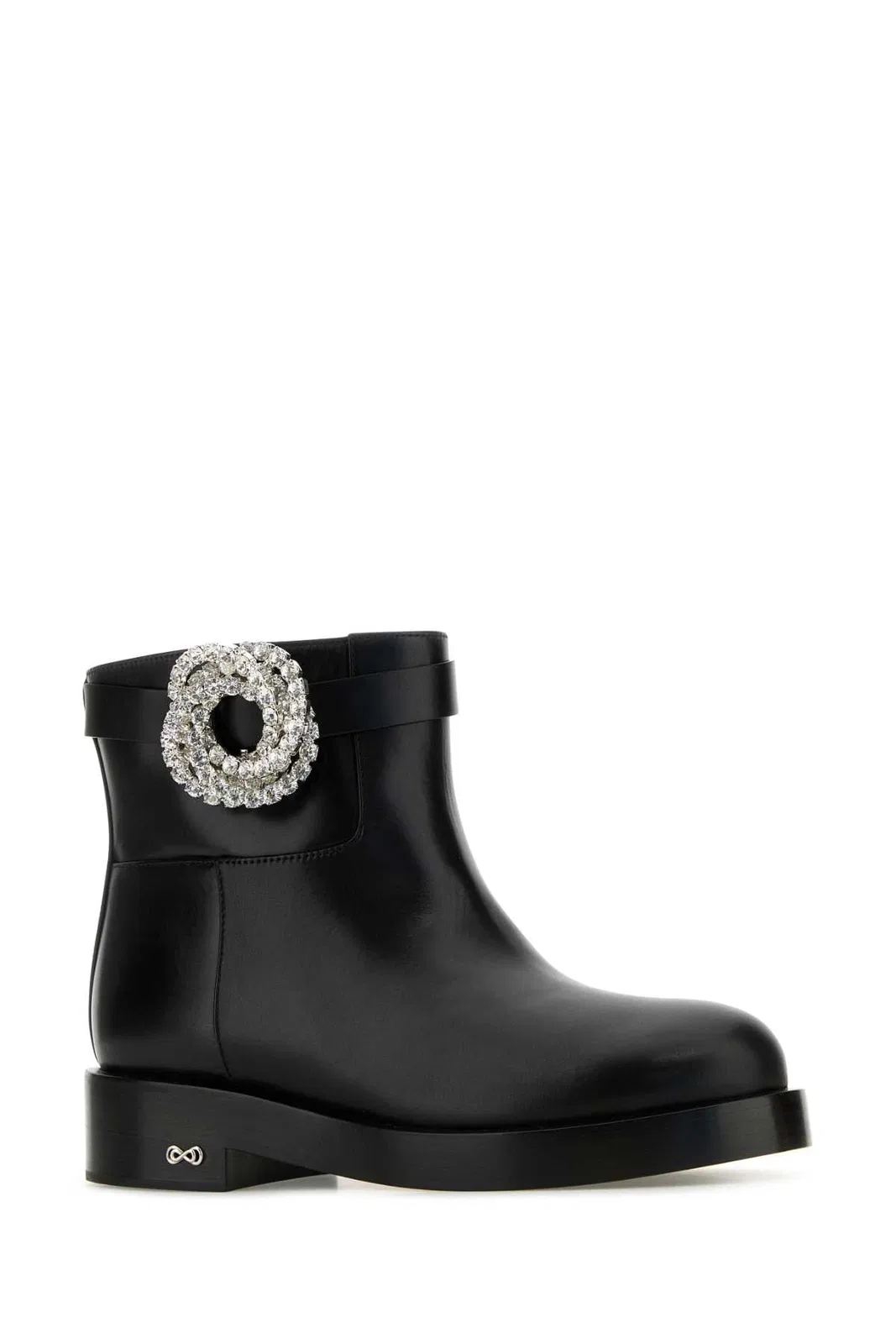 Mach Mach Mach&Mach Galaxy Black Leather Ankle Boo