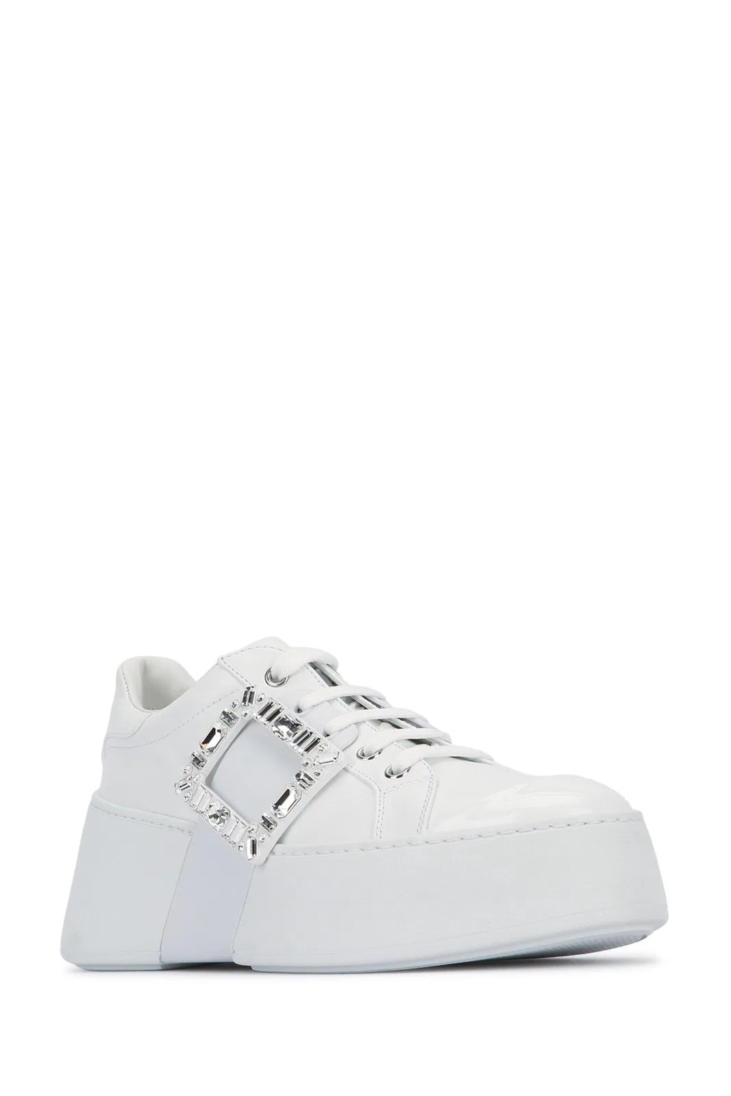 Roger Vivier Viv Skate High Strass Sneakers
