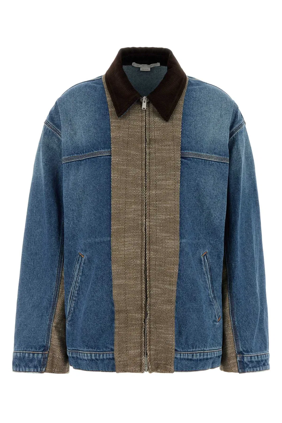 Stella Mccartney Tweed And Denim Jacket