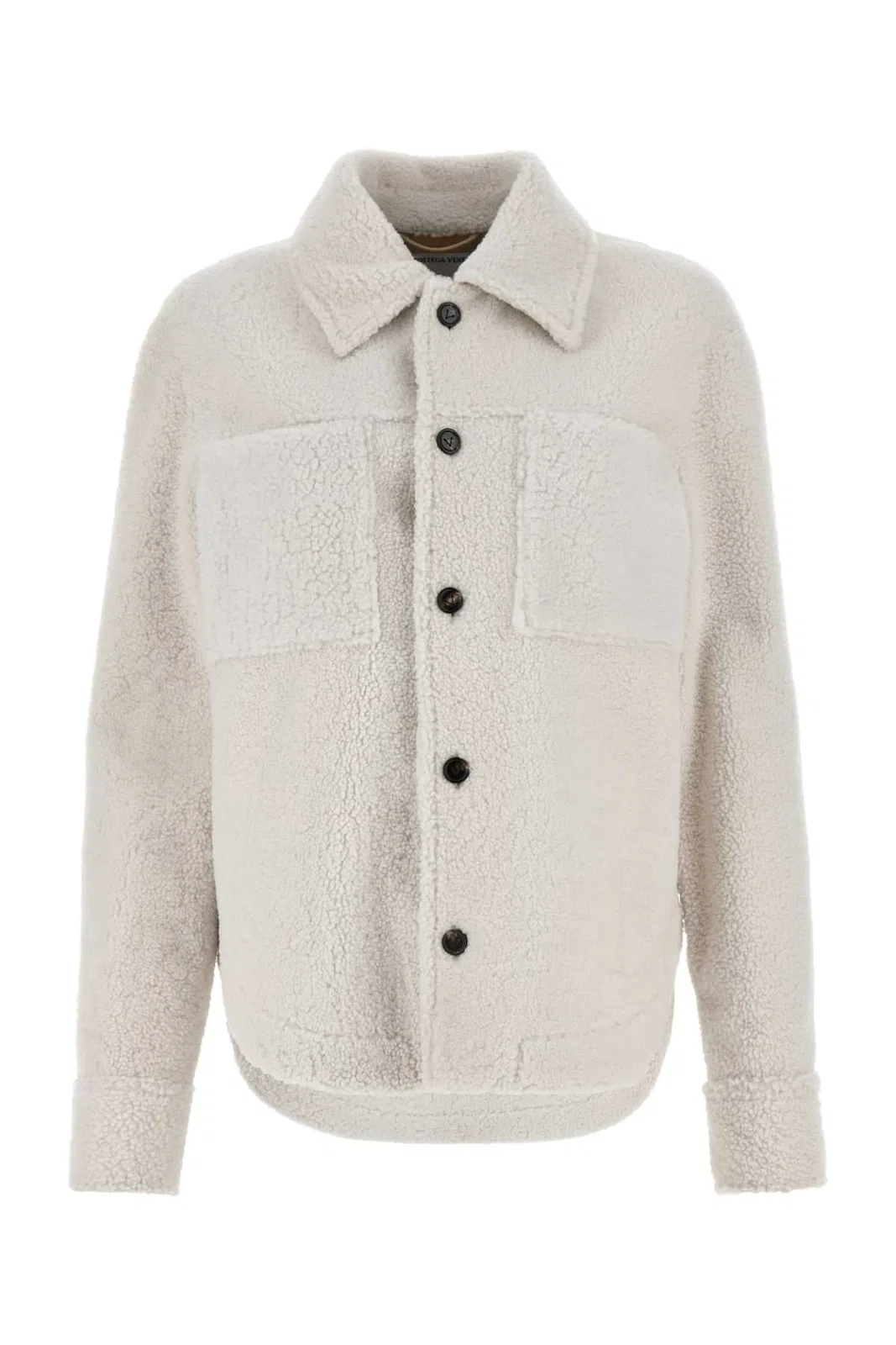 Bottega Veneta Over Shirt Shearling Bianco