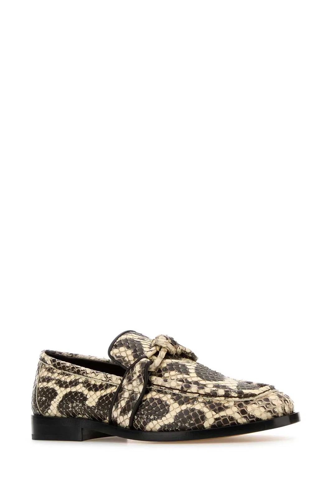 Bottega Veneta Mocassin Knot Anaconda