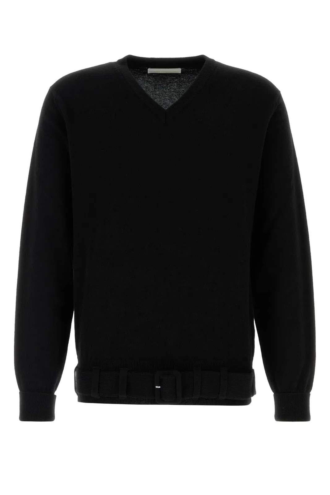 Random Identities Men Belted Cashmere Sweater Knit