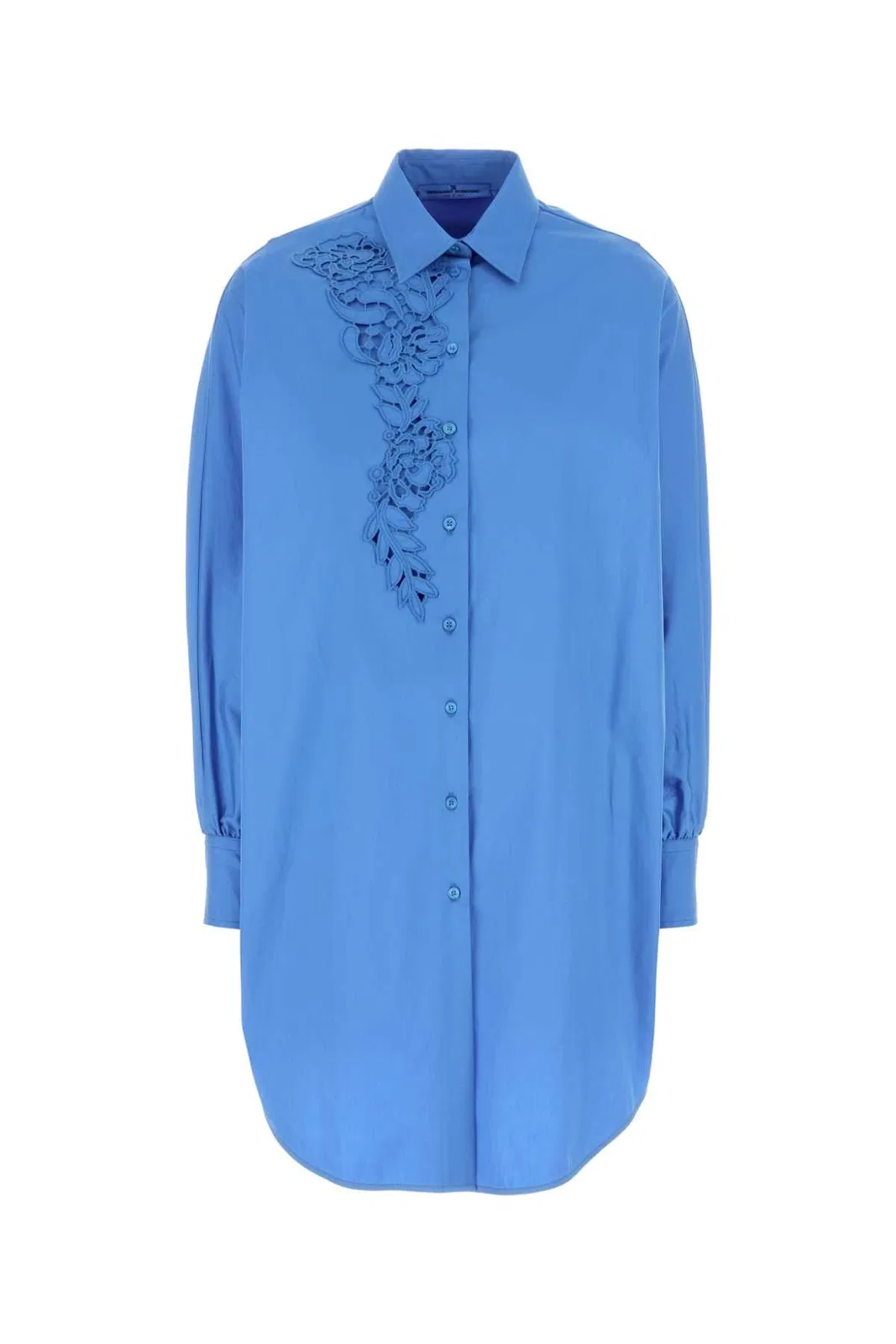 Ermanno Scervino Camicia Intarsio Pizzo Over