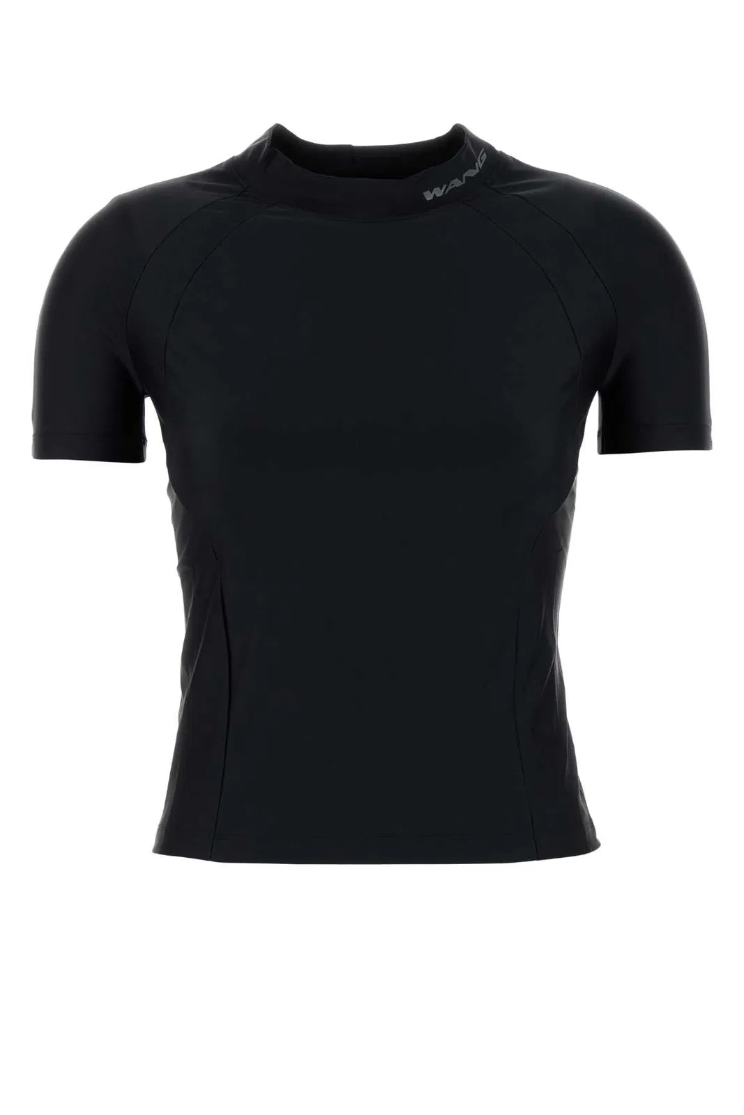 T by Alexander Wang Ss Rashguard Top W/ Mock Neck