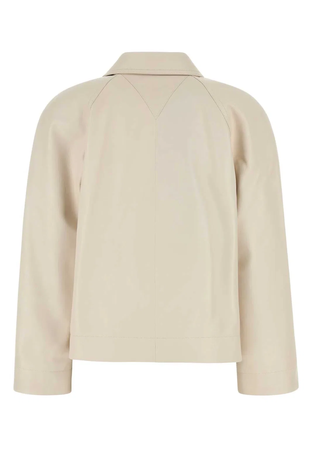 Bottega Veneta Giacca Pelle Bianca
