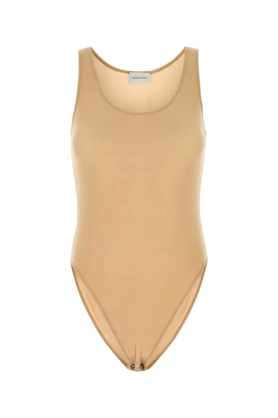 Magda Butrym Ss25 Bodysuit 03 Nude