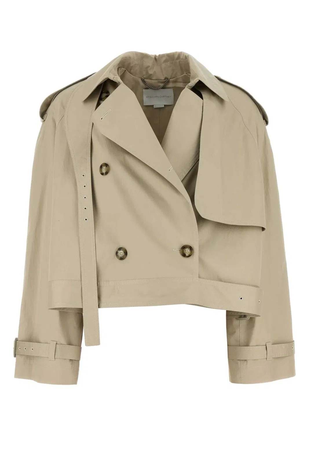 Stella Mccartney Light Cotton Short Trench Coat