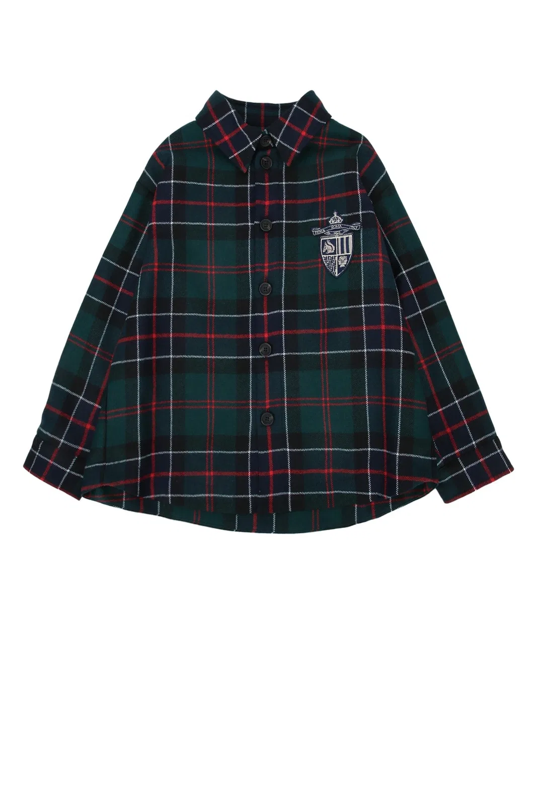 Fendi Kids Barracuta Green Tartan