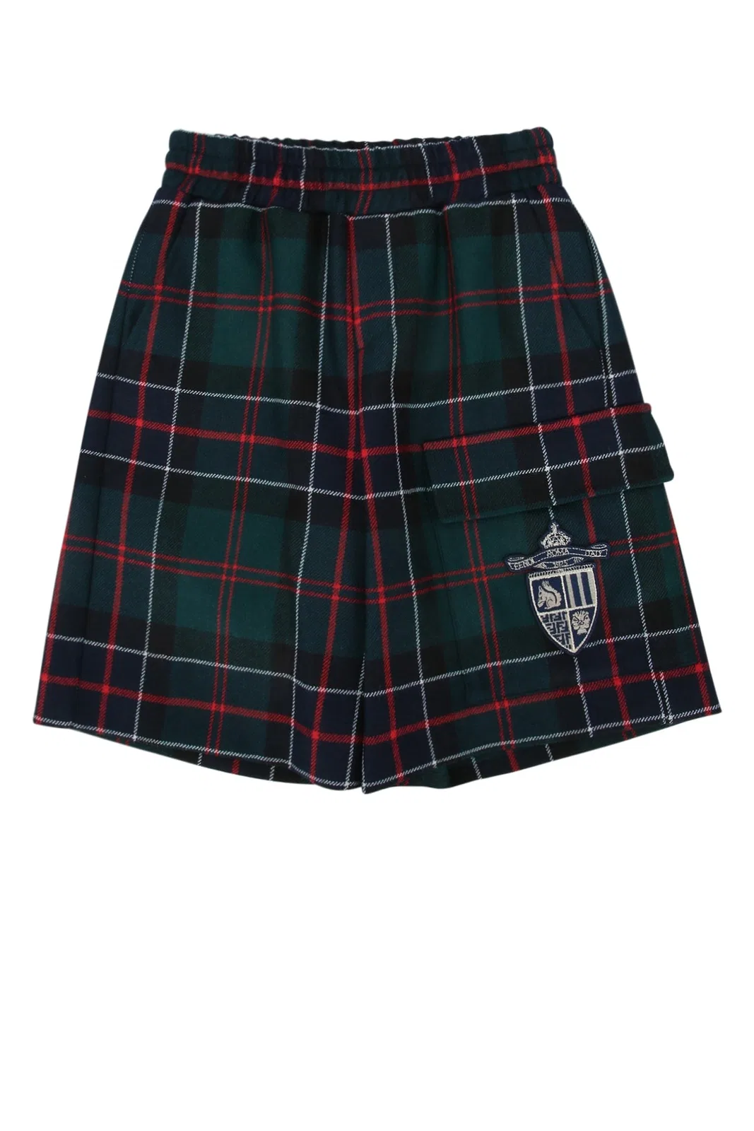 Fendi Kids Bermuda Green Tartan