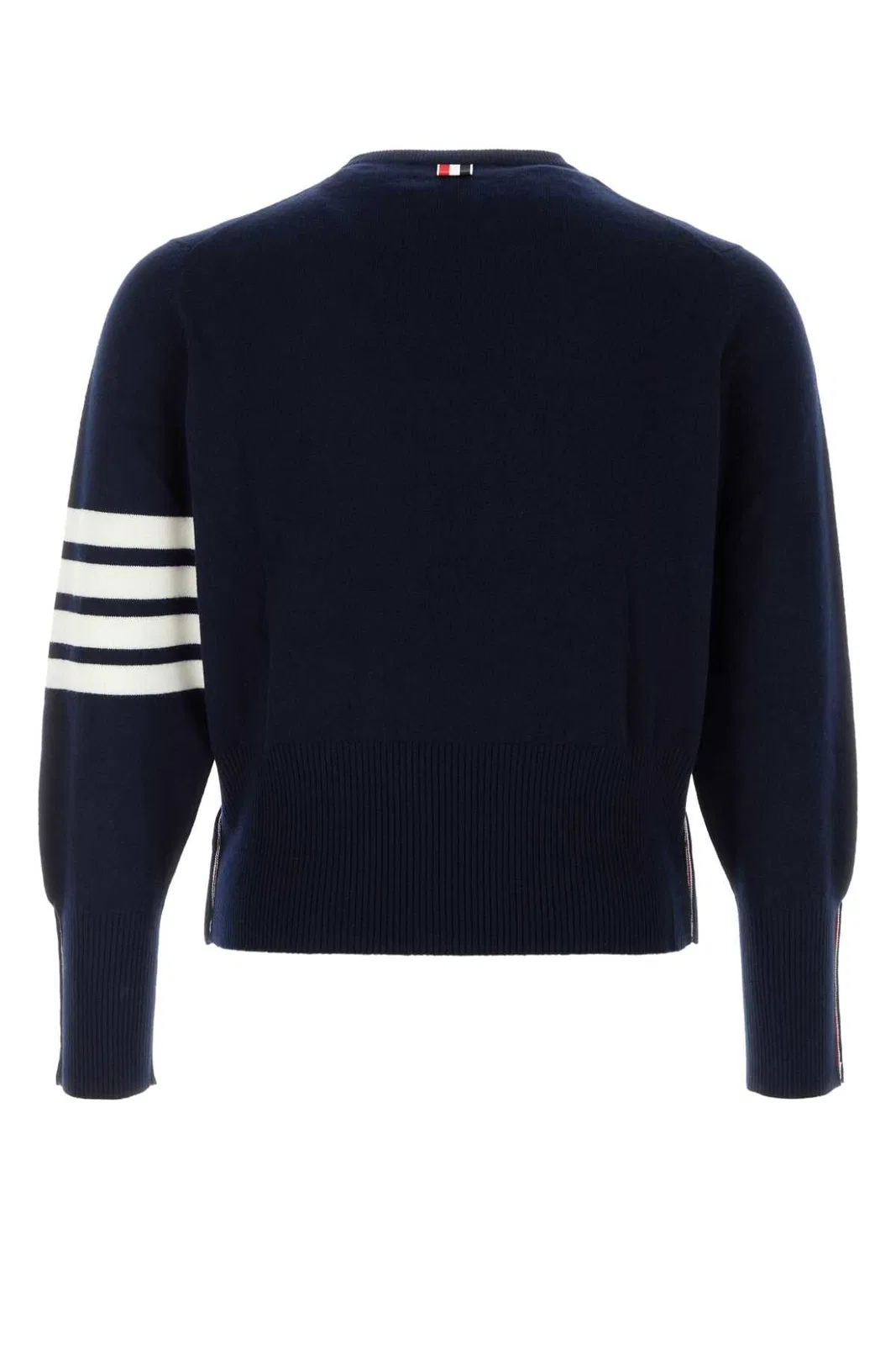 Thom Browne Classic Crewneck Short Pullover W/ White