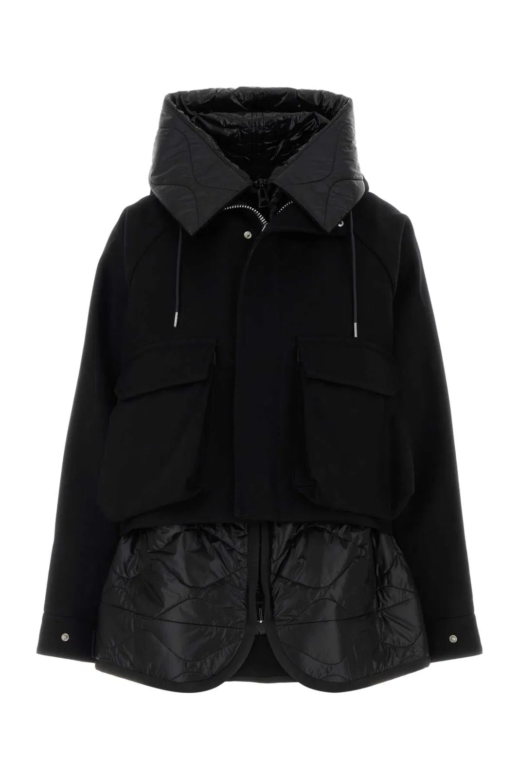 Sacai Wool Melton Blouson