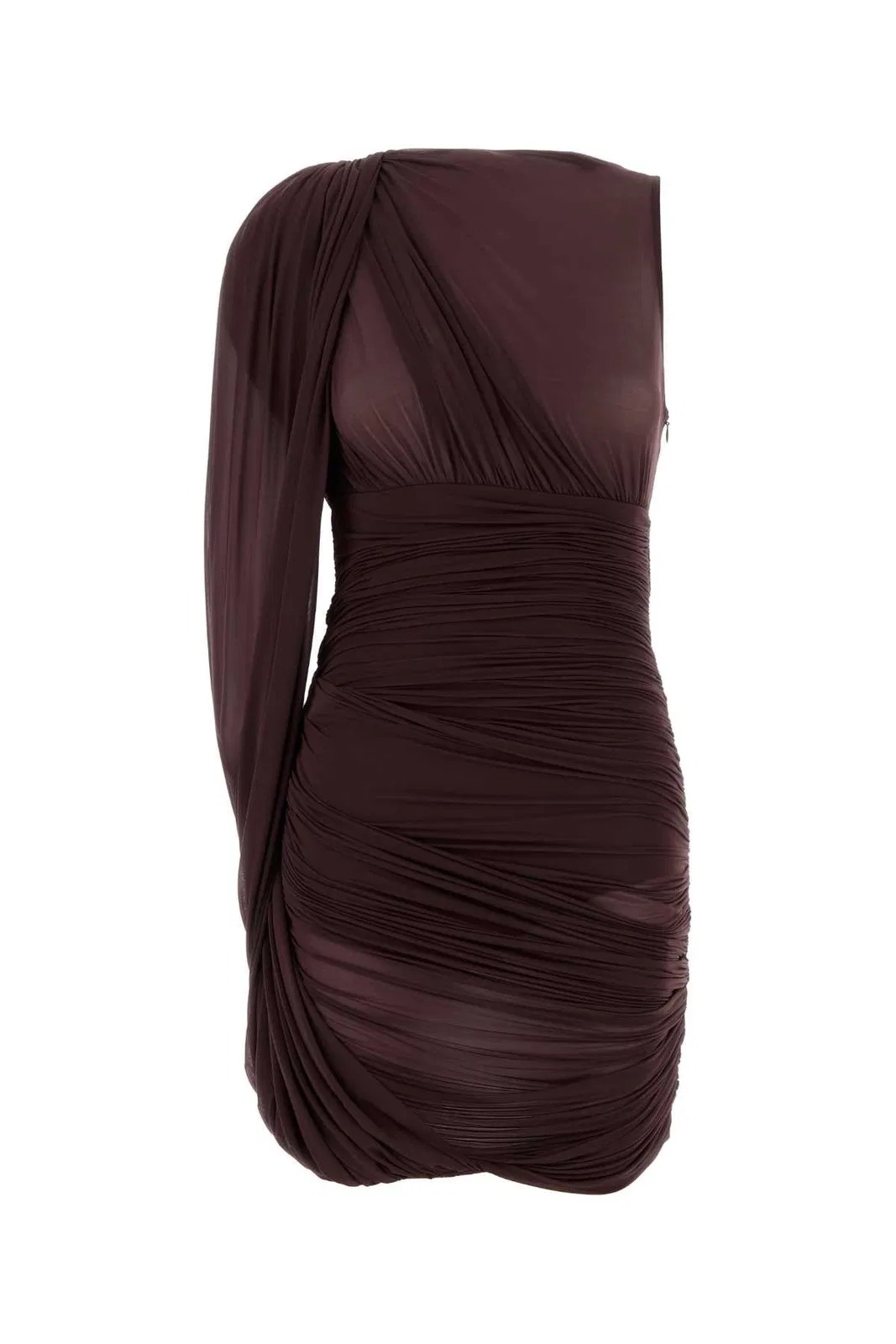 Magda Butrym Pf25 Dress 24 Bordeaux