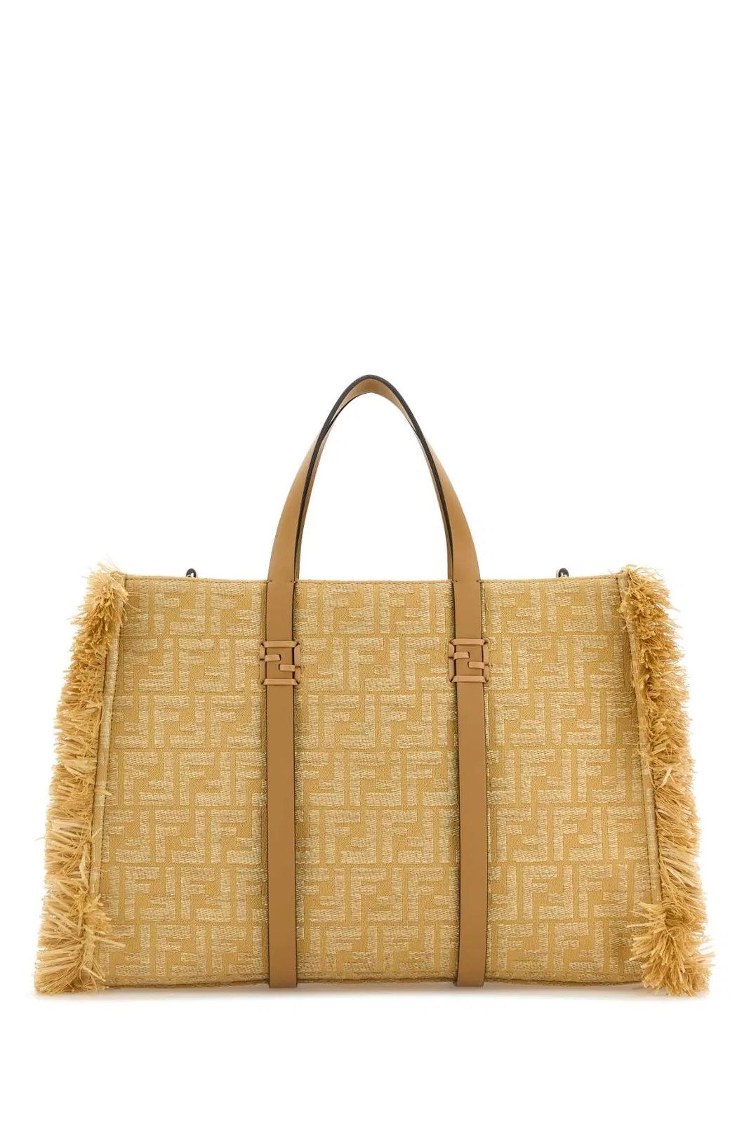Fendi City Tote Paglia Ff/Vite