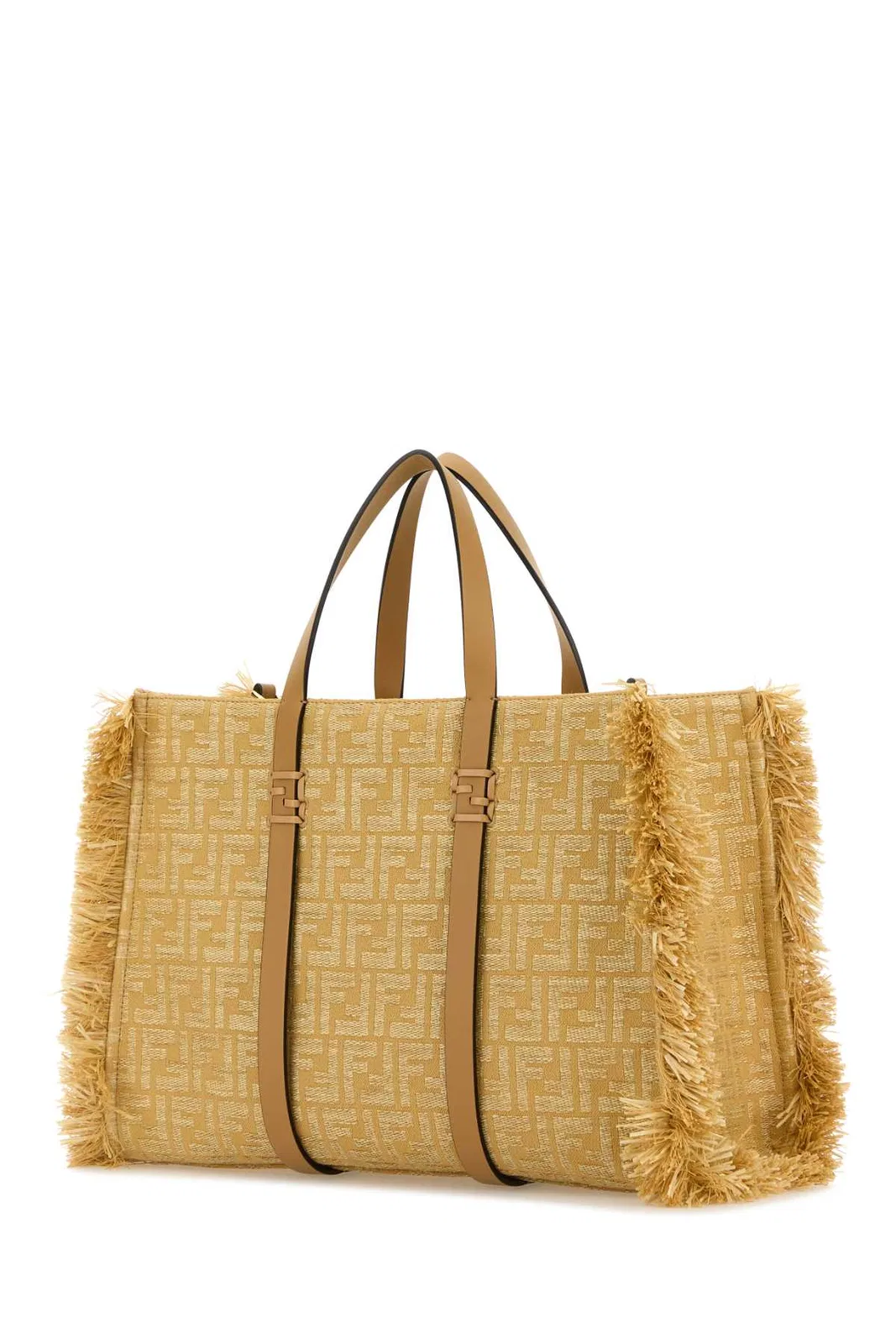 Fendi City Tote Paglia Ff/Vite