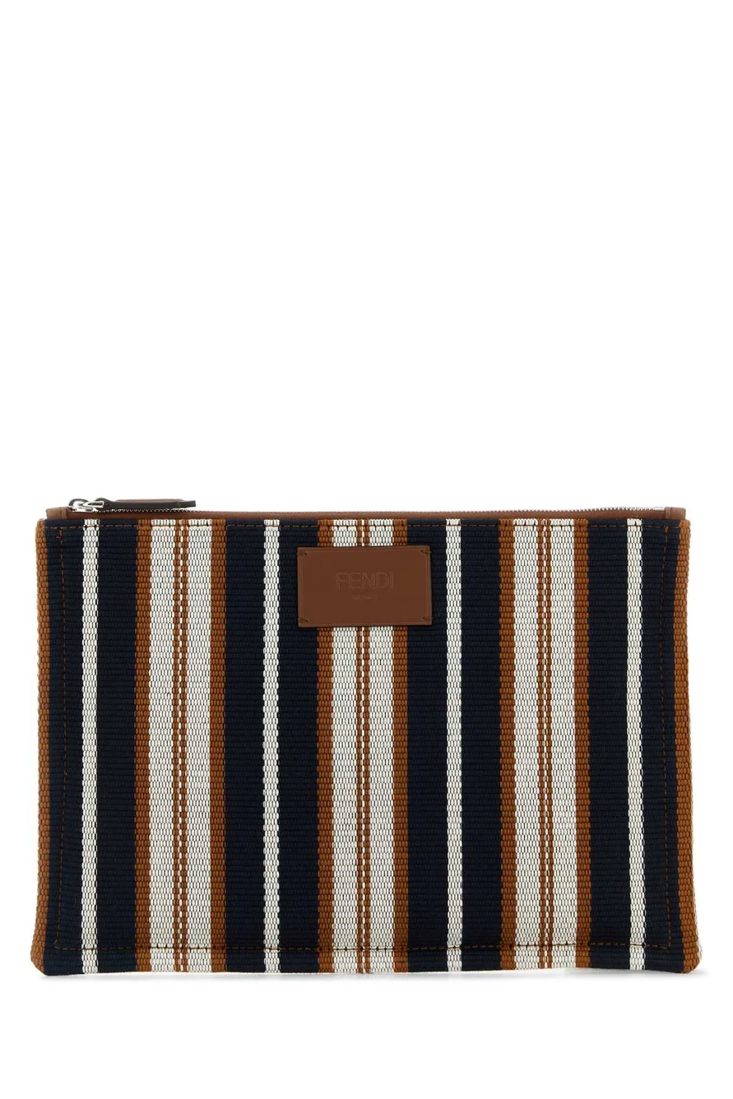 Fendi Flat Pouch M Canvas Str/Cov