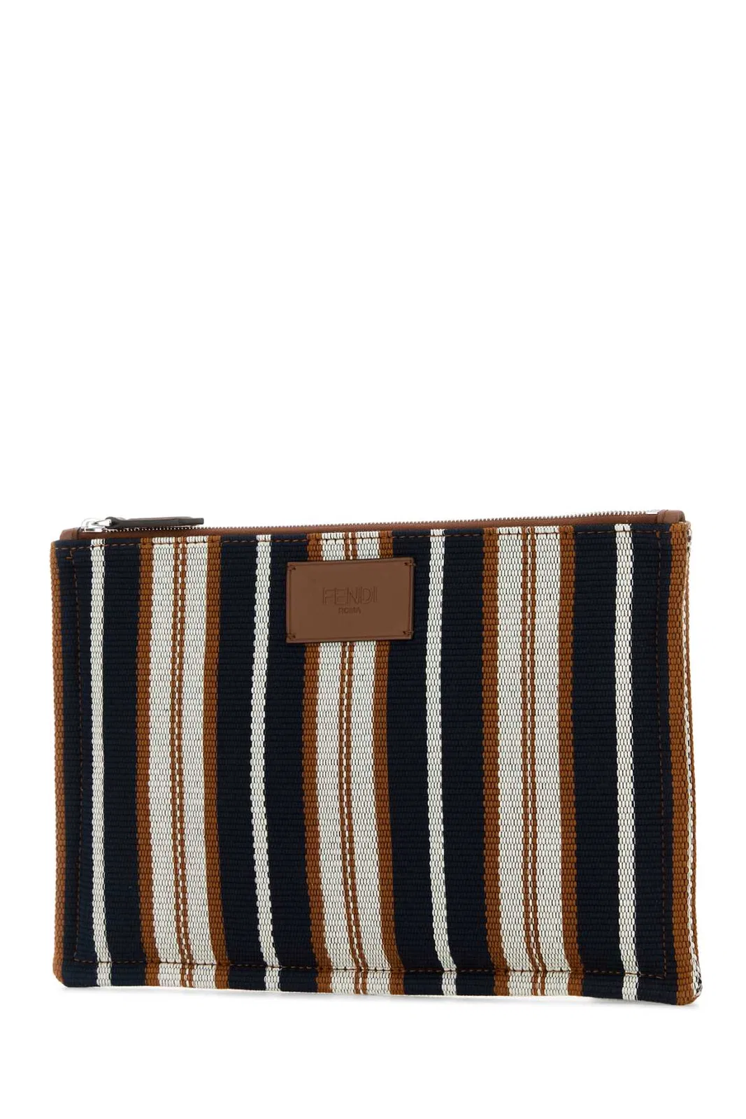 Fendi Flat Pouch M Canvas Str/Cov