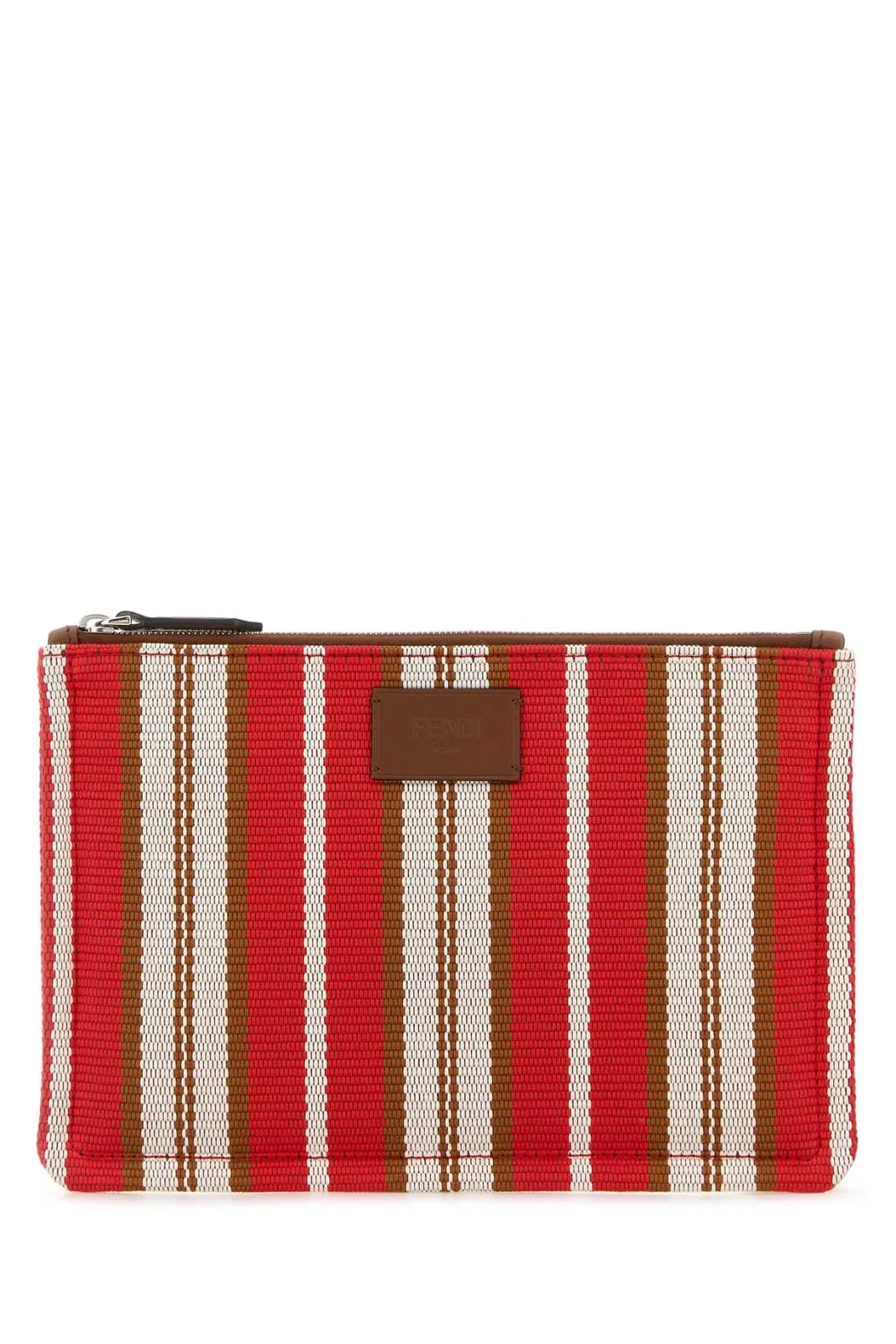 Fendi Flat Pouch S Canvas Str/Cov