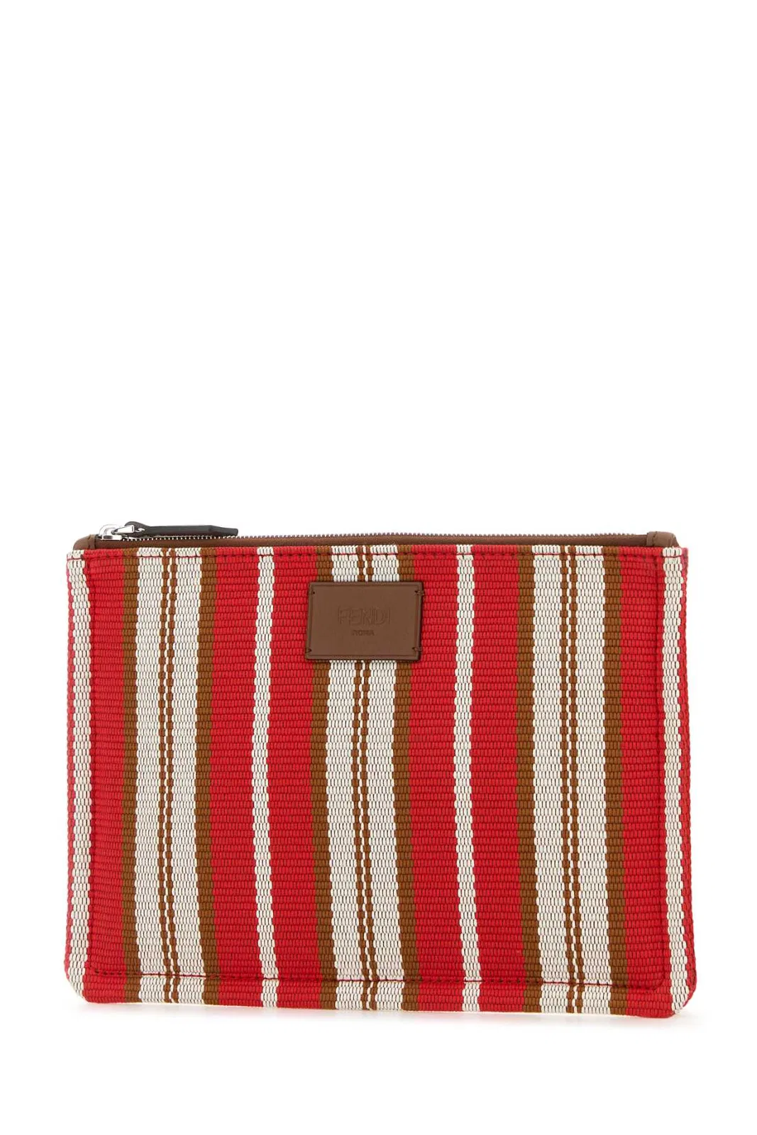 Fendi Flat Pouch S Canvas Str/Cov