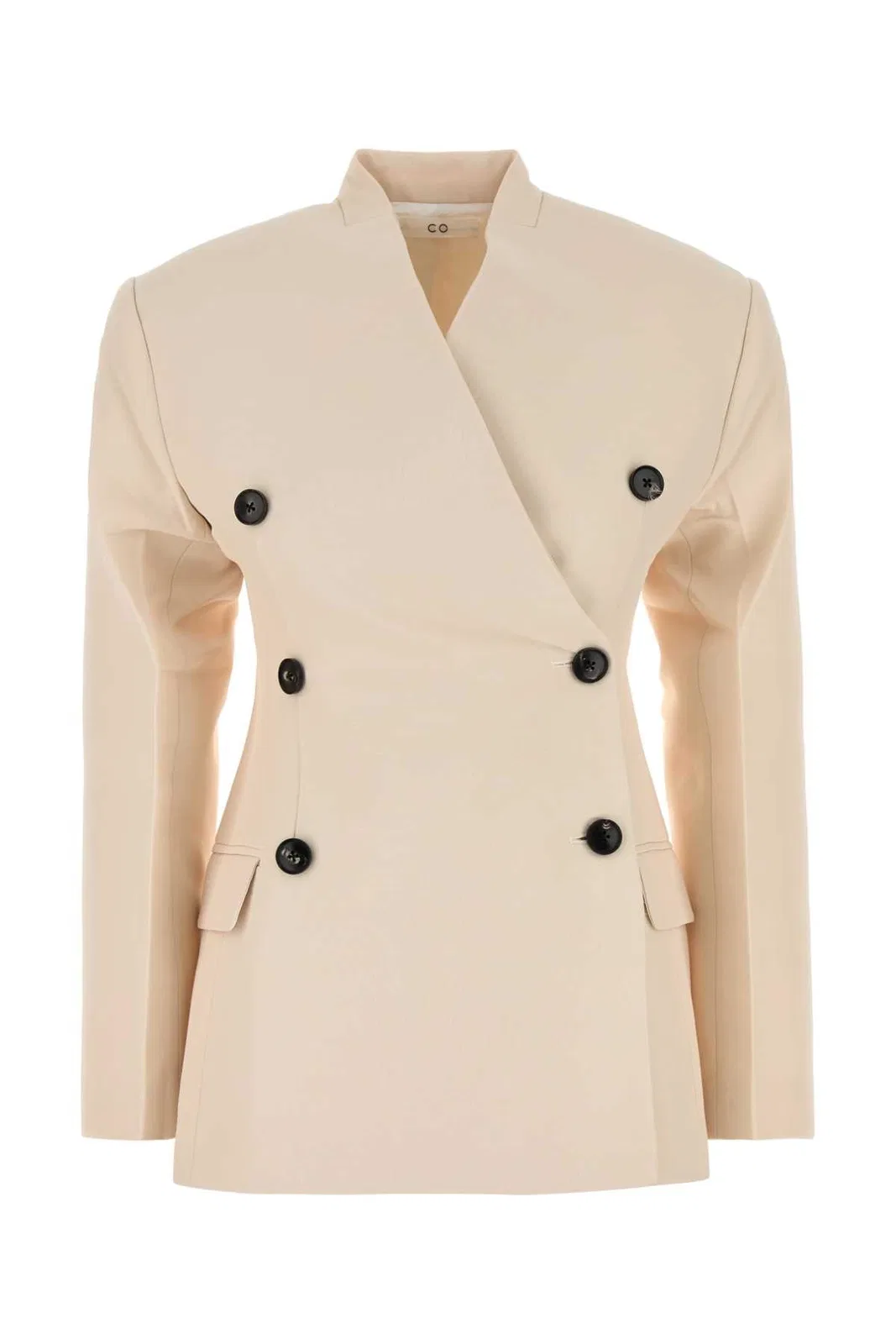 Co Sculptural Collarless Jacket