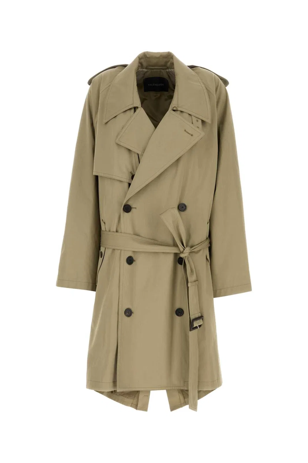 Balenciaga Draped Neck Trench