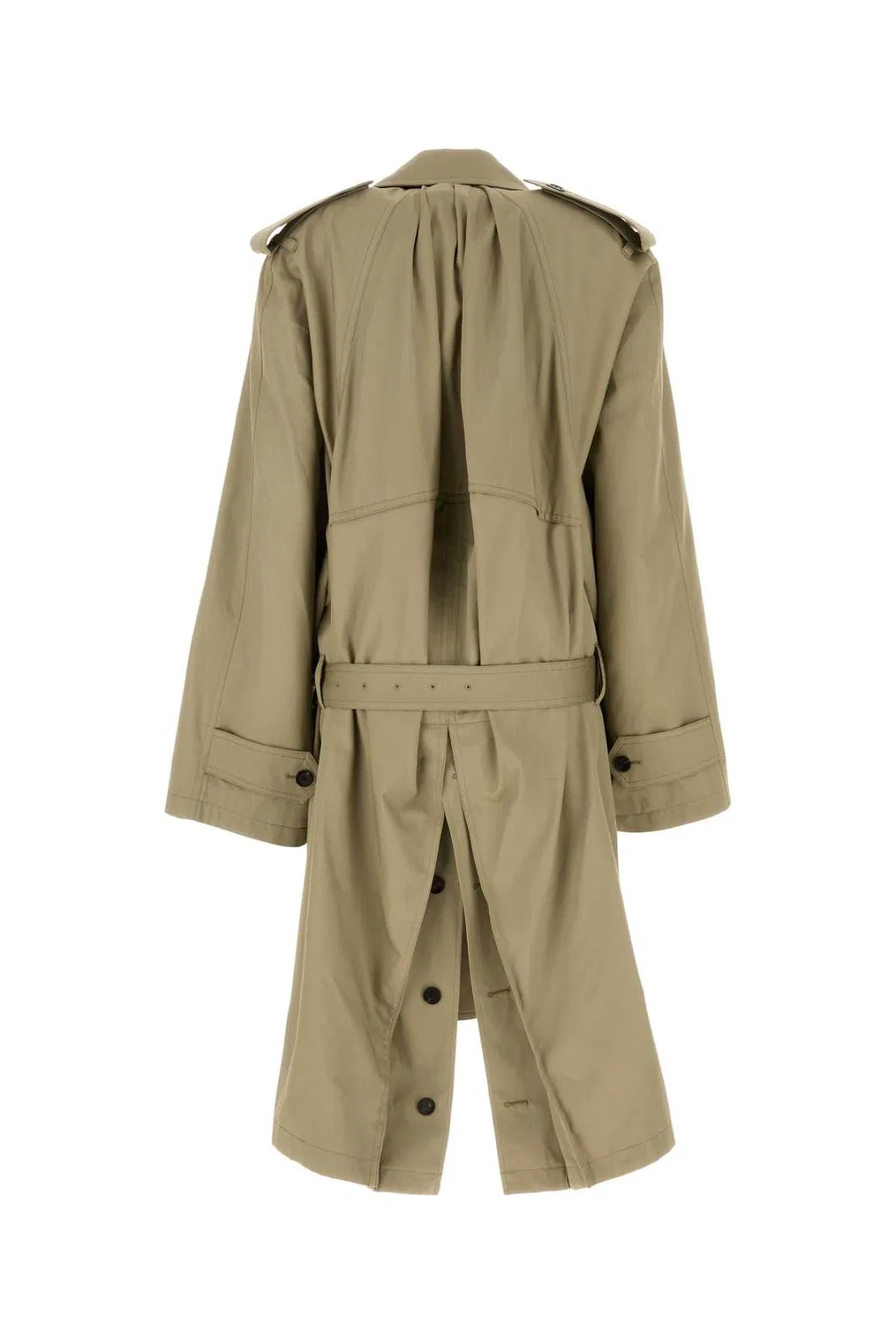 Balenciaga Draped Neck Trench