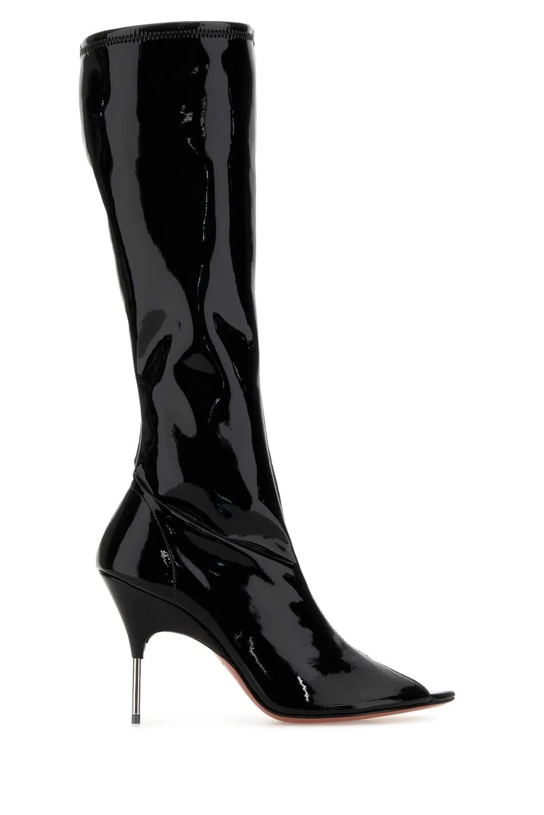 Amina Muaddi Bruna Stretchigh Boot