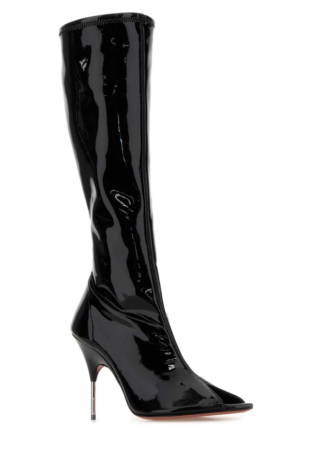 Amina Muaddi Bruna Stretchigh Boot