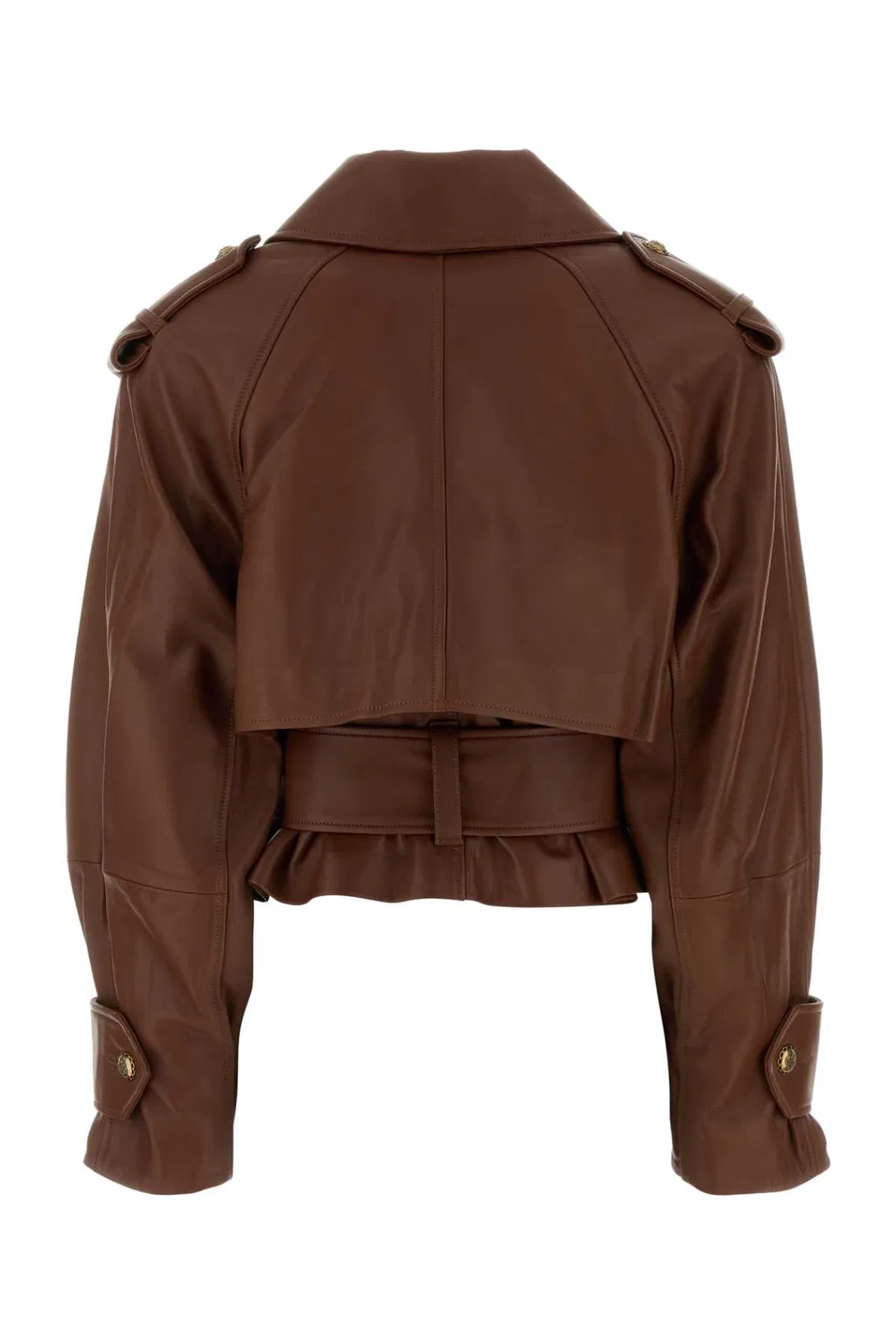 Zimmermann Hypnotic Leather Crop Trench