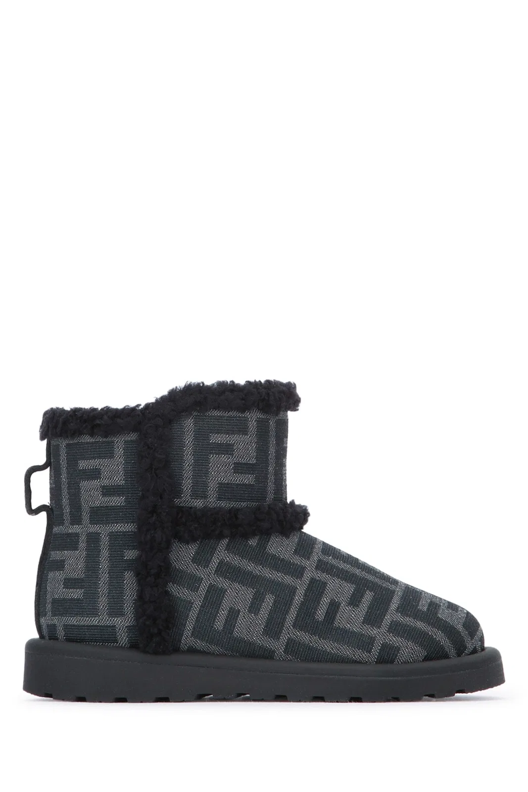 Fendi Kids Bootie Tessuto Jacquard Ff