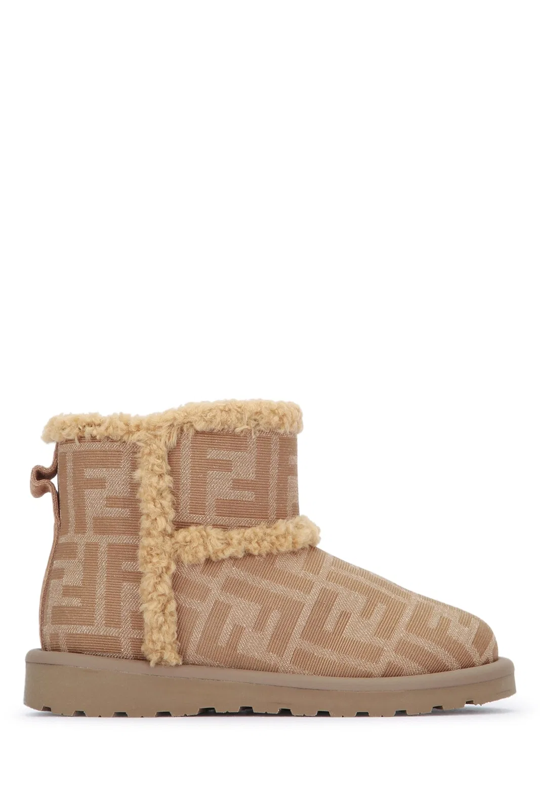 Fendi Kids Bootie Tessuto Jacquard Ff