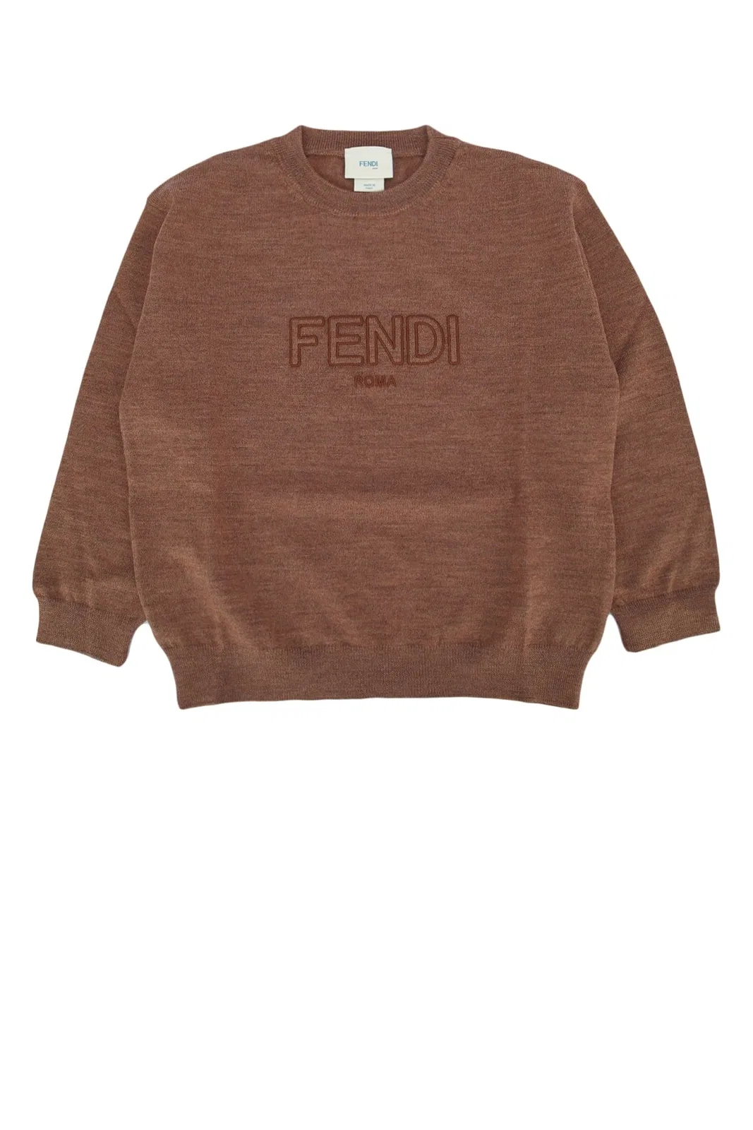 Fendi Kids Girocollo Light Wool Kni