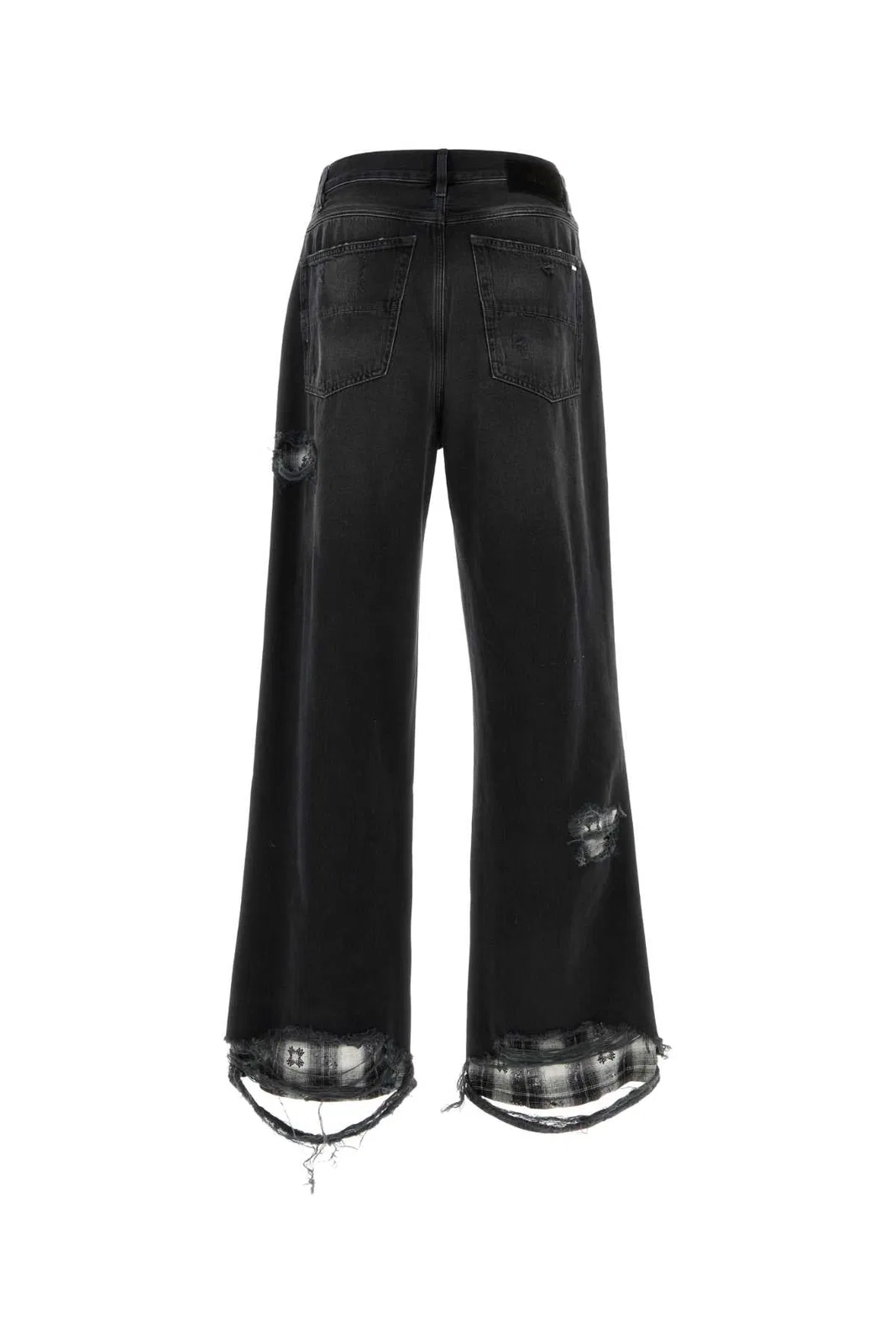 Amiri Flannel Repair Baggy Jean