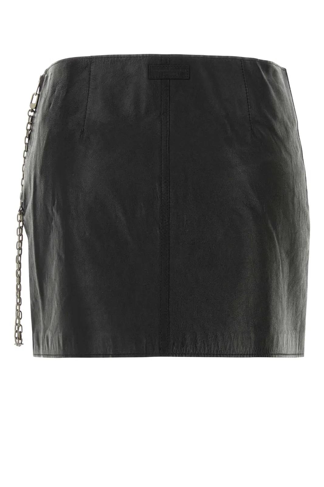 Alexander Wang Low-Rise Leather Mini Skirt