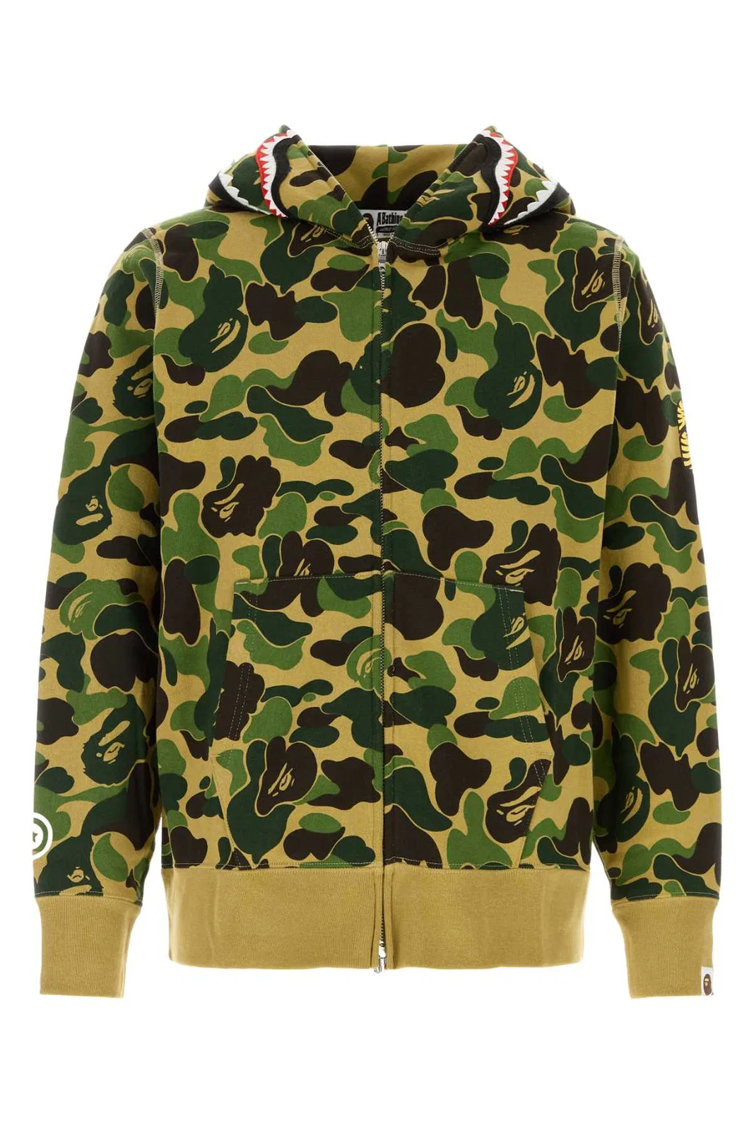 BAPE Abc Camo 2Nd Shark Full Zip Hoodie M