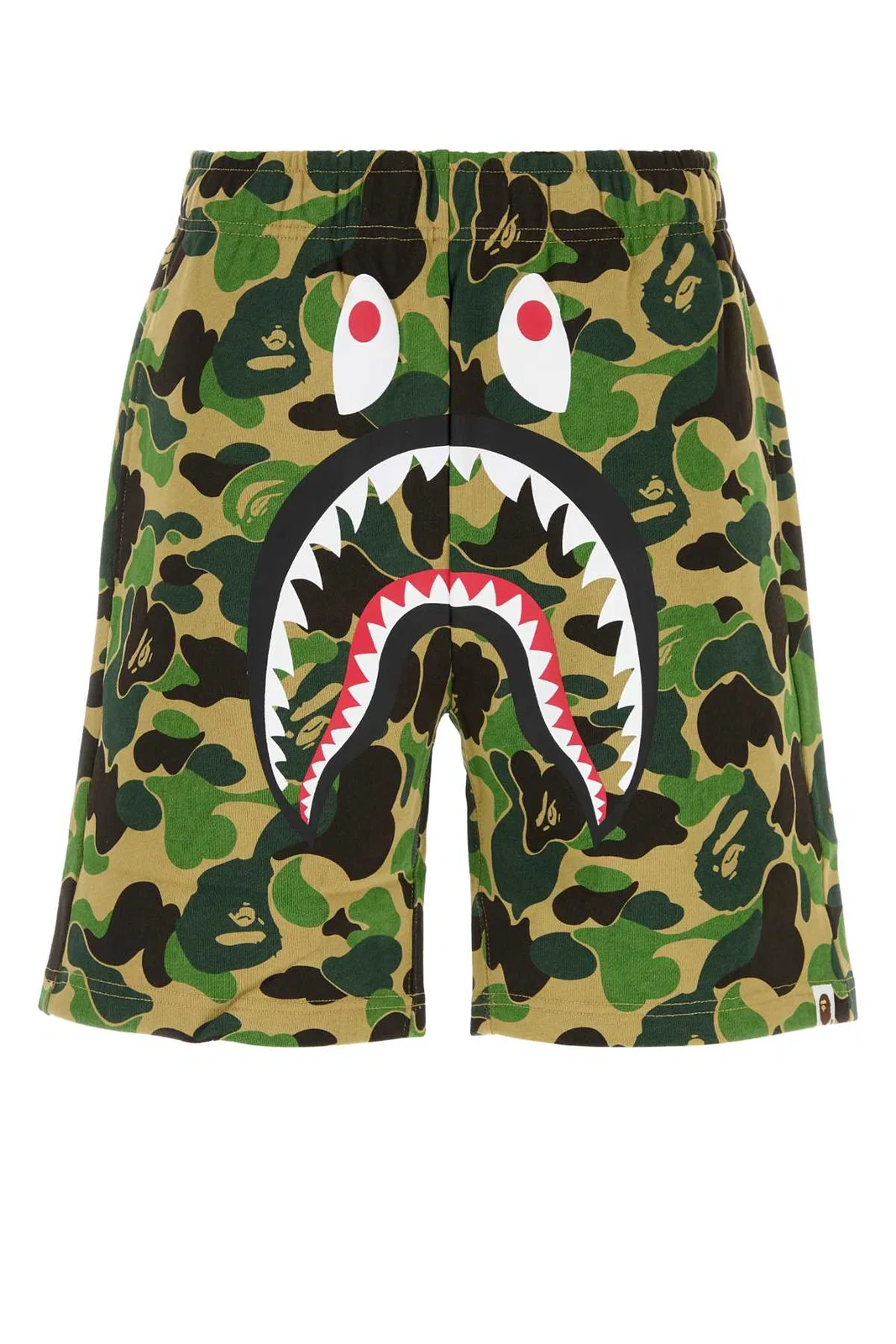 BAPE Abc Camo Shark Sweat Shorts M