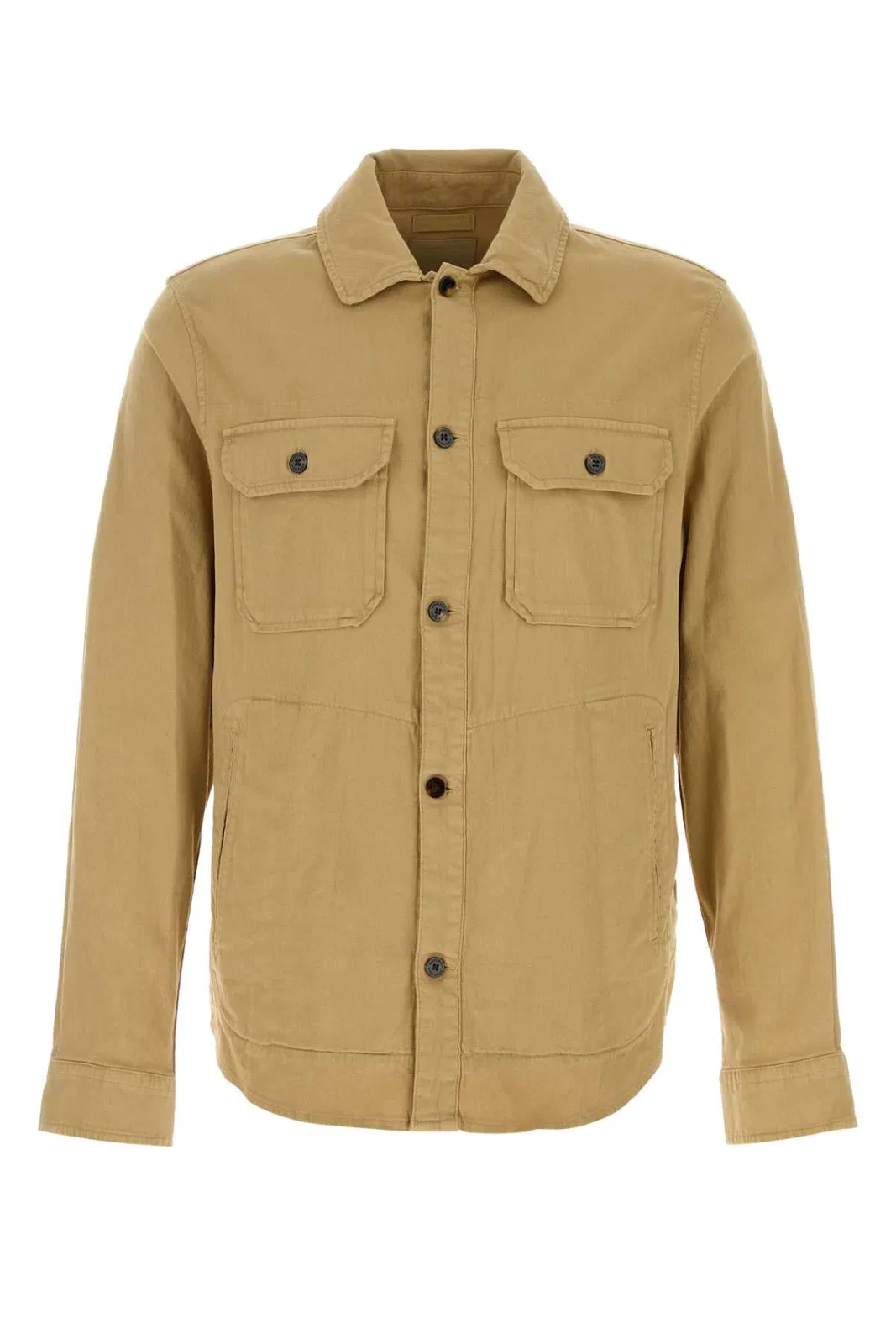 Woolrich Linen Blend Safari Overshirt Gd