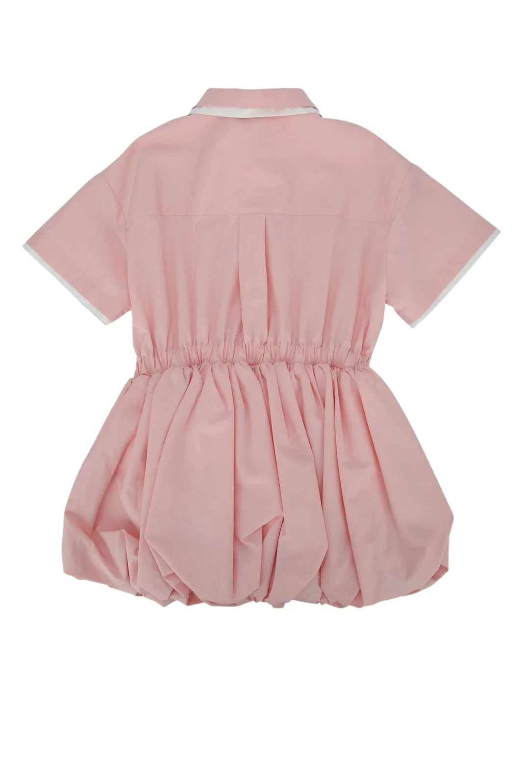 Fendi Kids Dress Popeline Rosa Peony