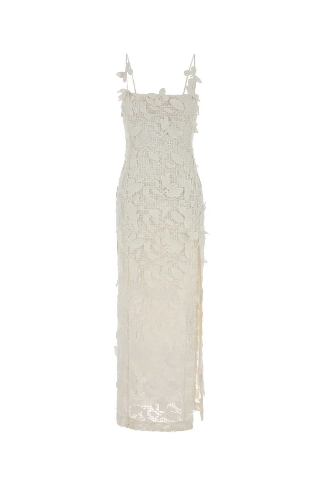 Blumarine 4A443a Macrame Lace Dress