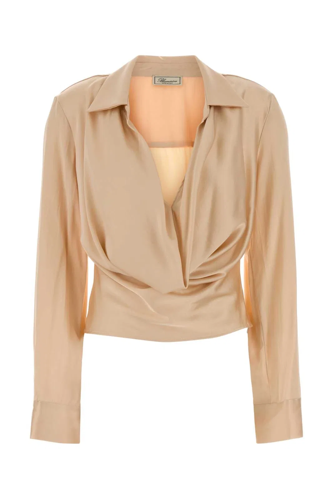 Blumarine 4C270a Satin Top