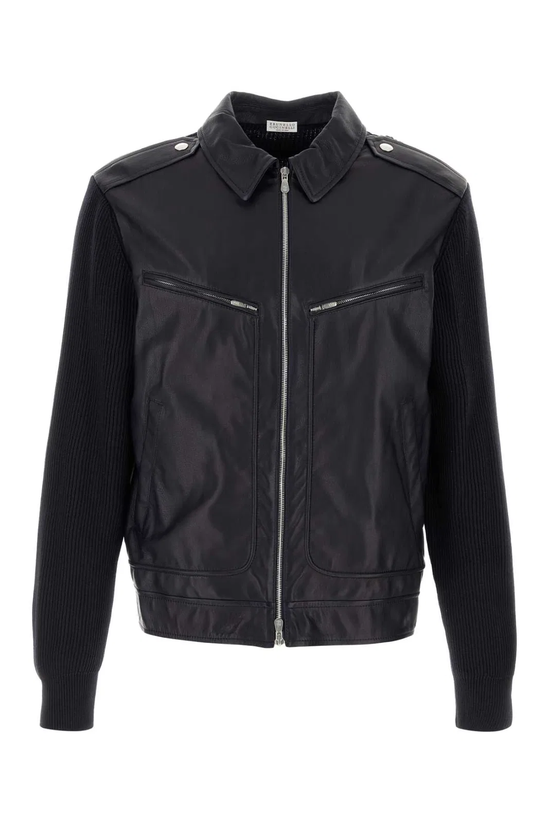 Brunello Cucinelli Padded Leather Jacket
