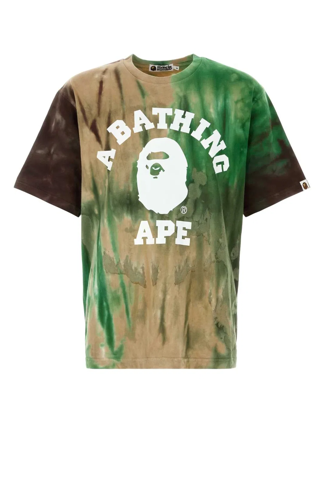 BAPE Ice Dye College Relaxed Fit Tee M