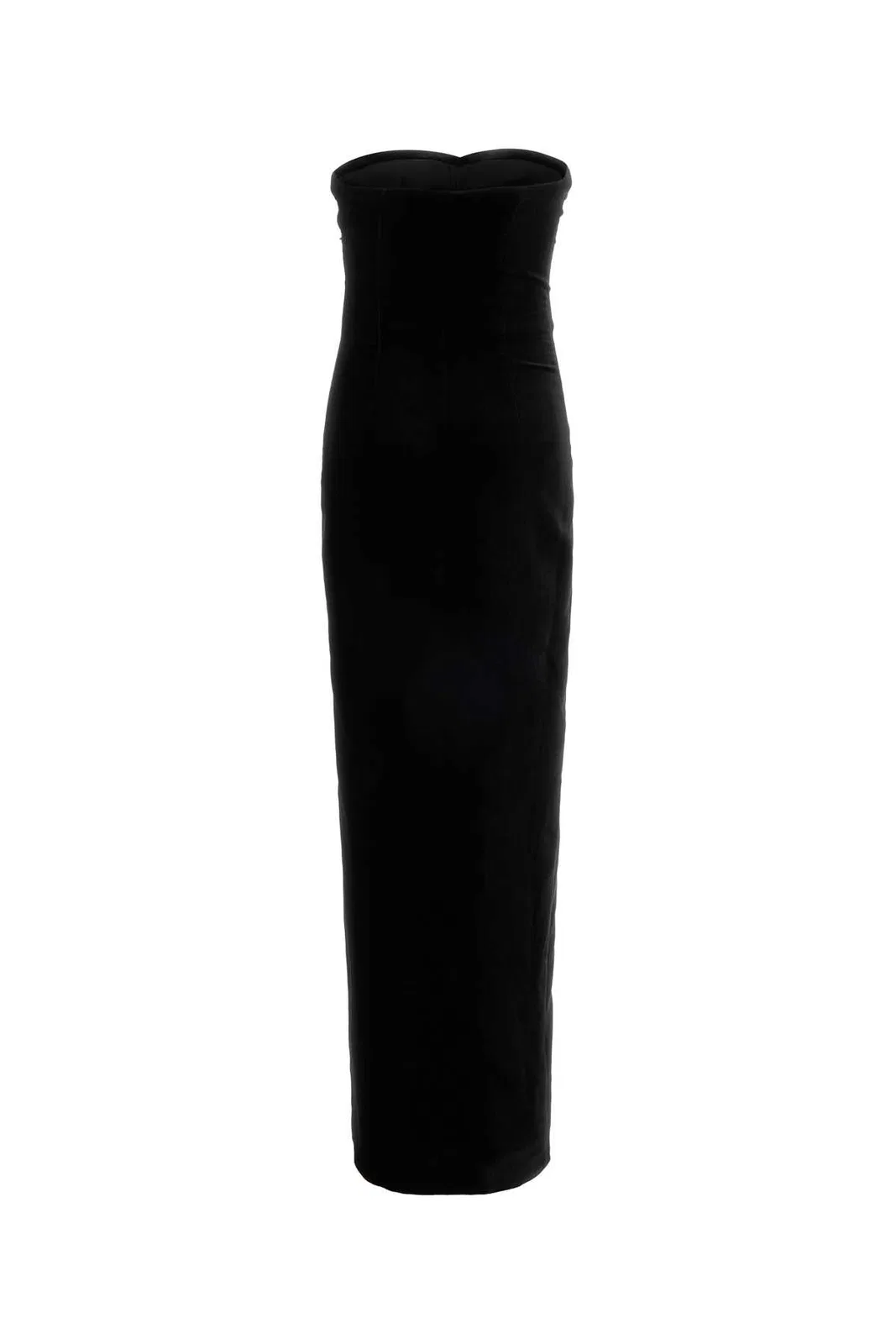 Alessandra Rich Velvet Evening Dress With Bows