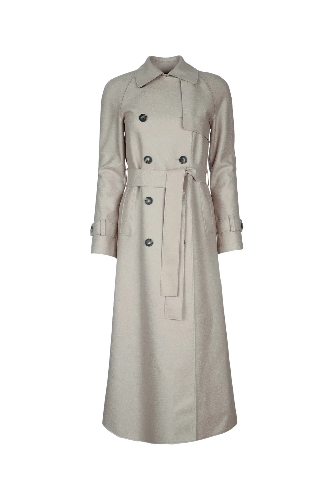 Harris Wharf London Women Long Raglan Trench Light Pressed W