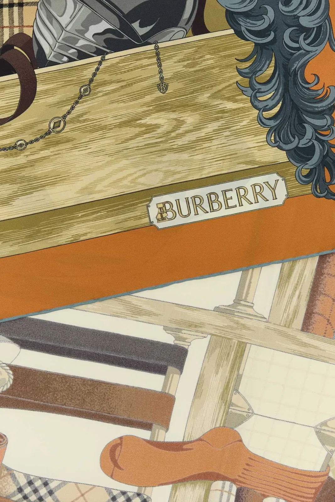 Burberry A:ss Wardrobe Silk Square:149922:c5122