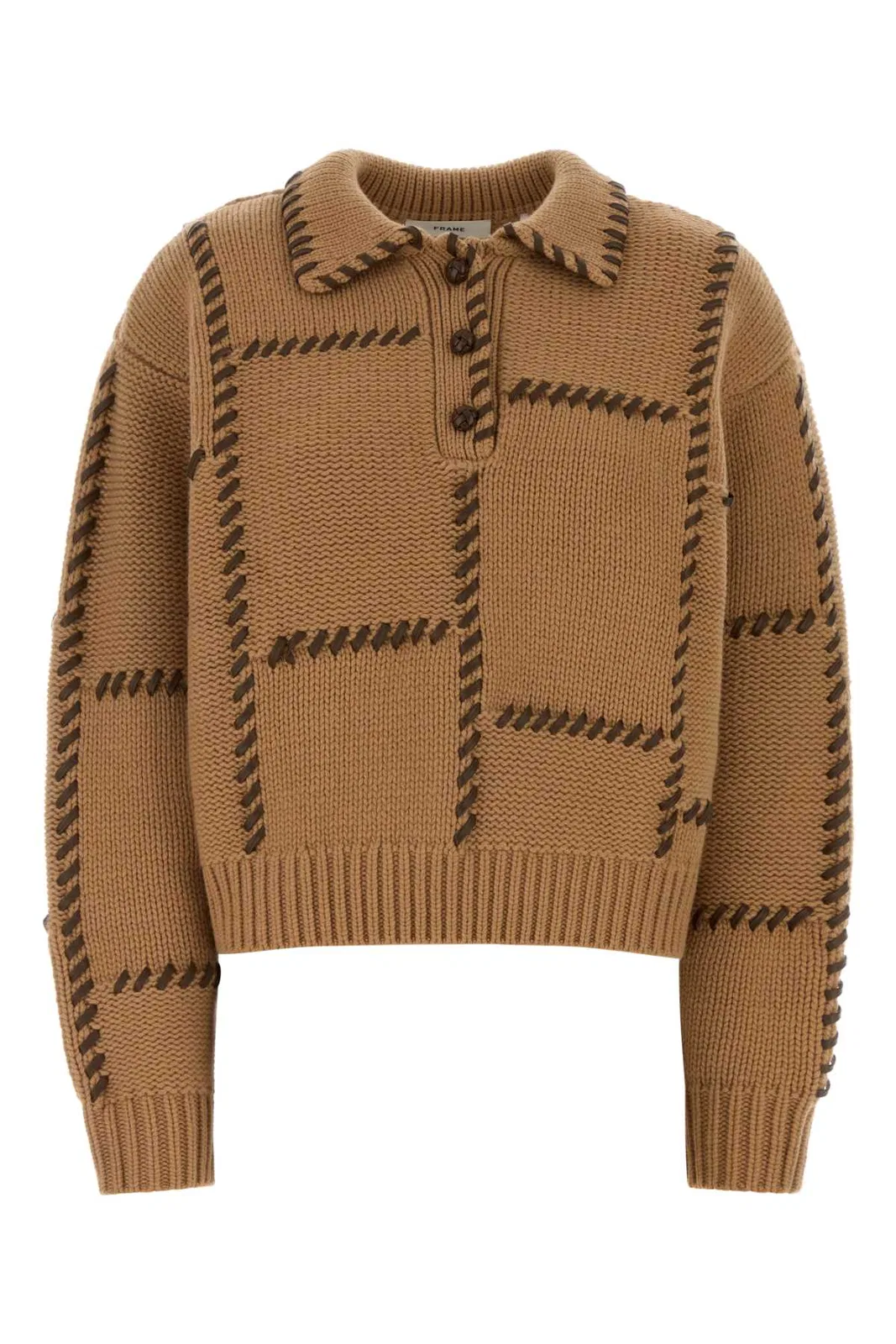 Frame The Leather Stitch Sweater