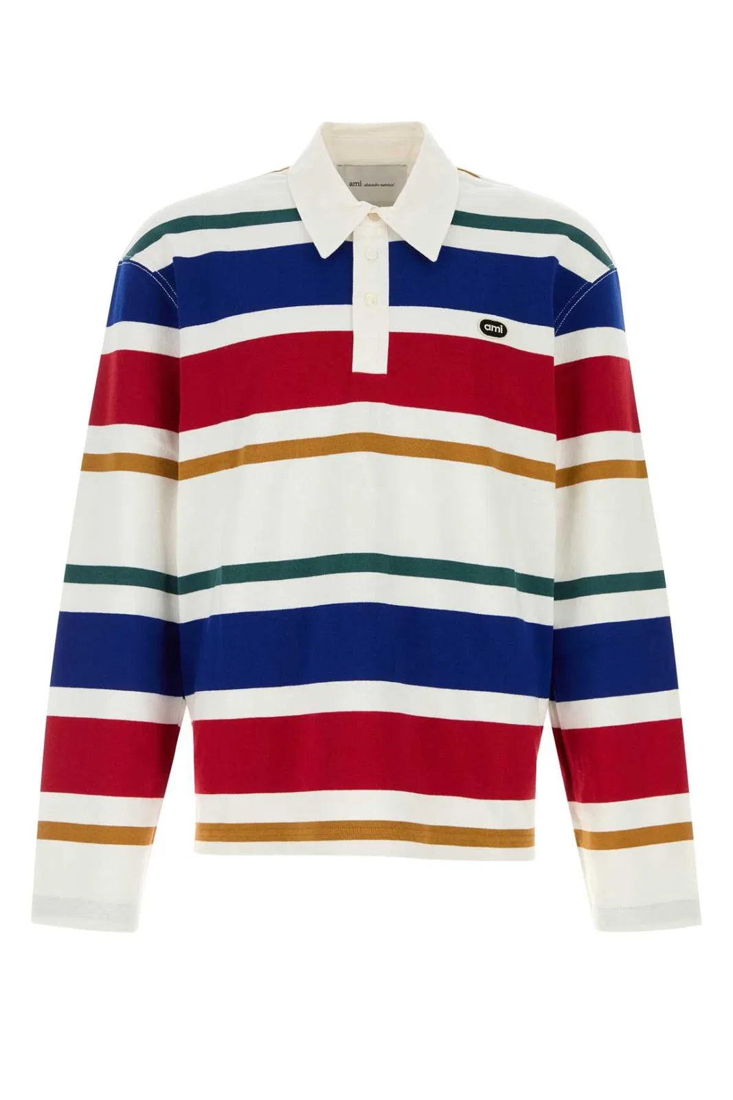 Ami Stripedpolowithamiboucletteovalpatch