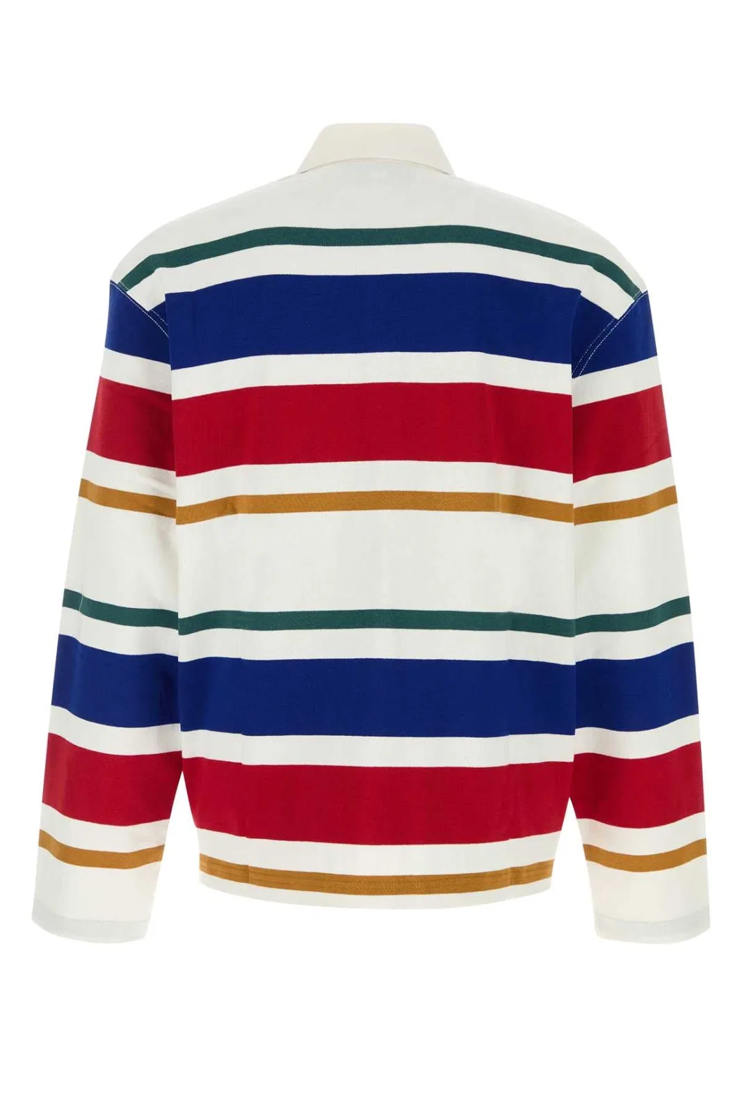 Ami Stripedpolowithamiboucletteovalpatch