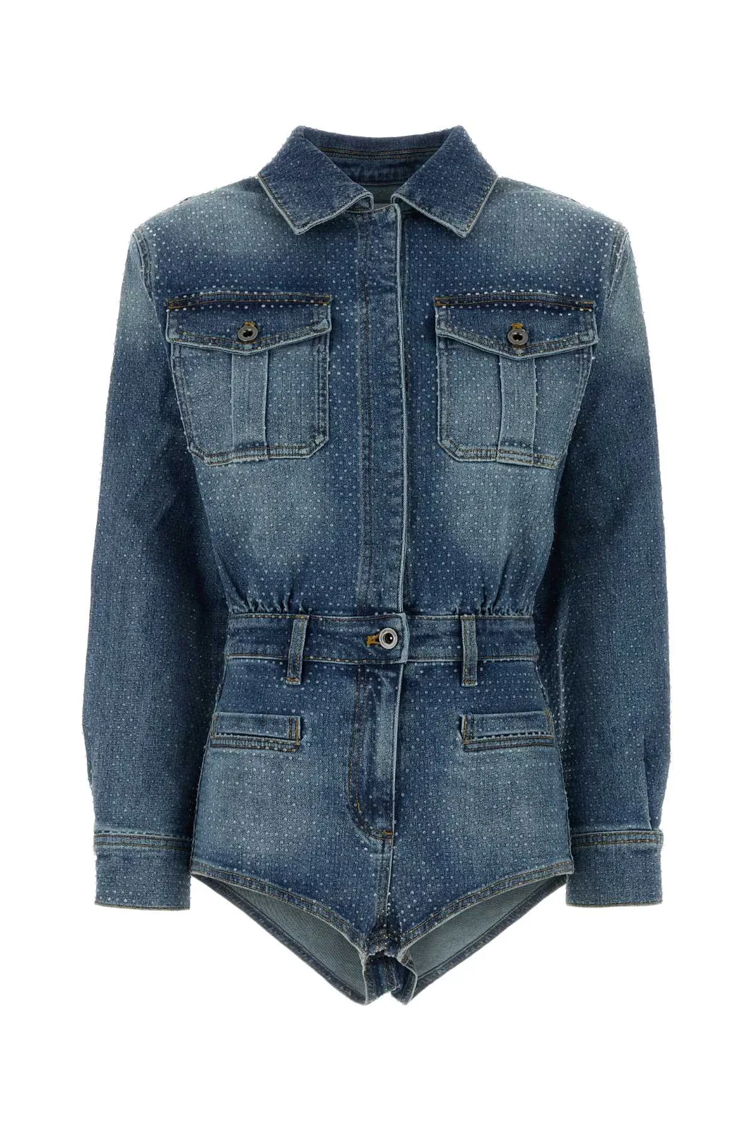 Self-Portrait Self Portrait Tuta Denim
