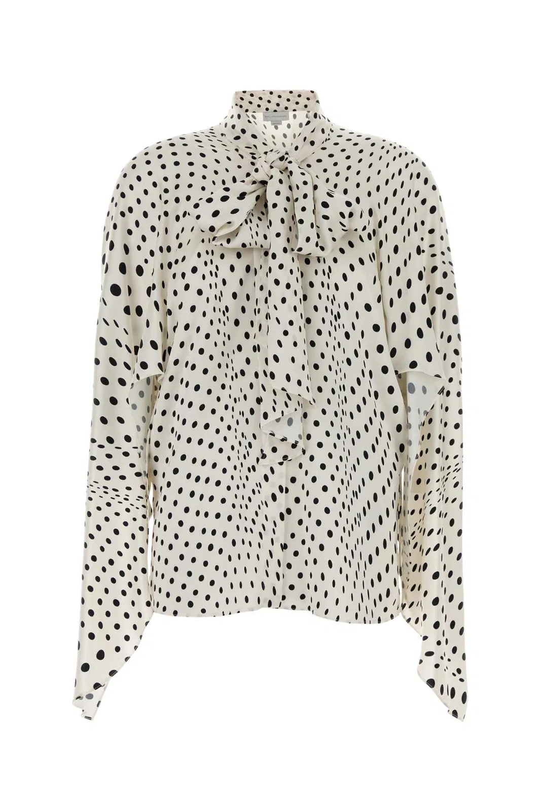 Stella Mccartney Tie-Neck Polkadots P